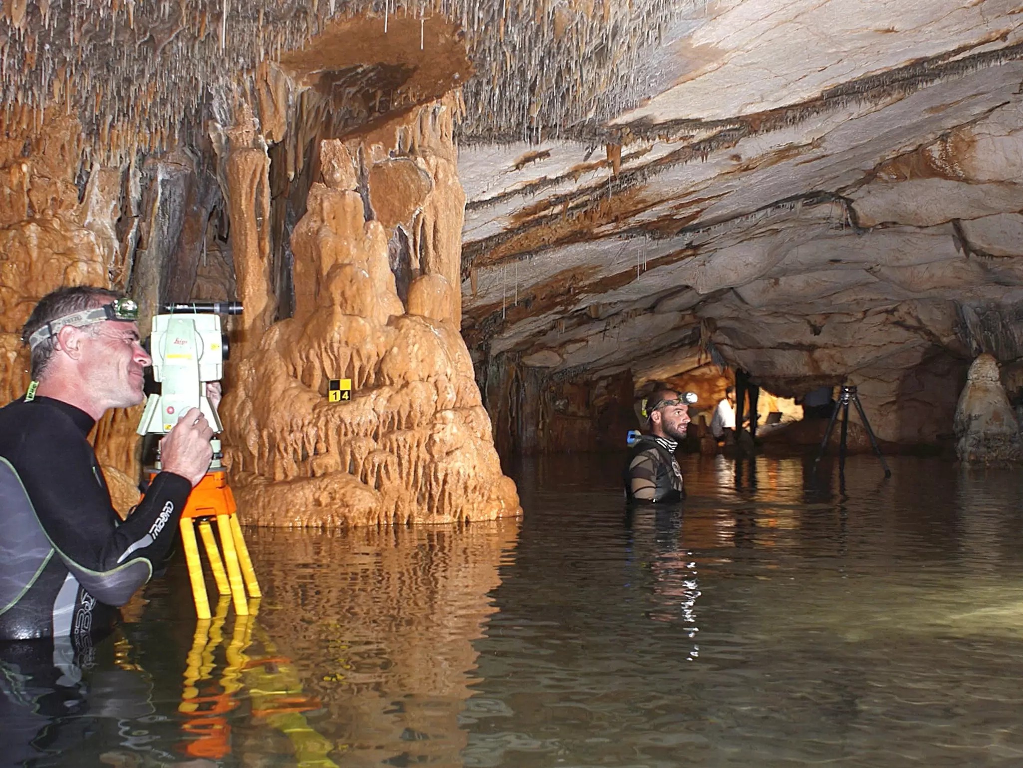 Surveying Cosquer caves, France 01.jpg