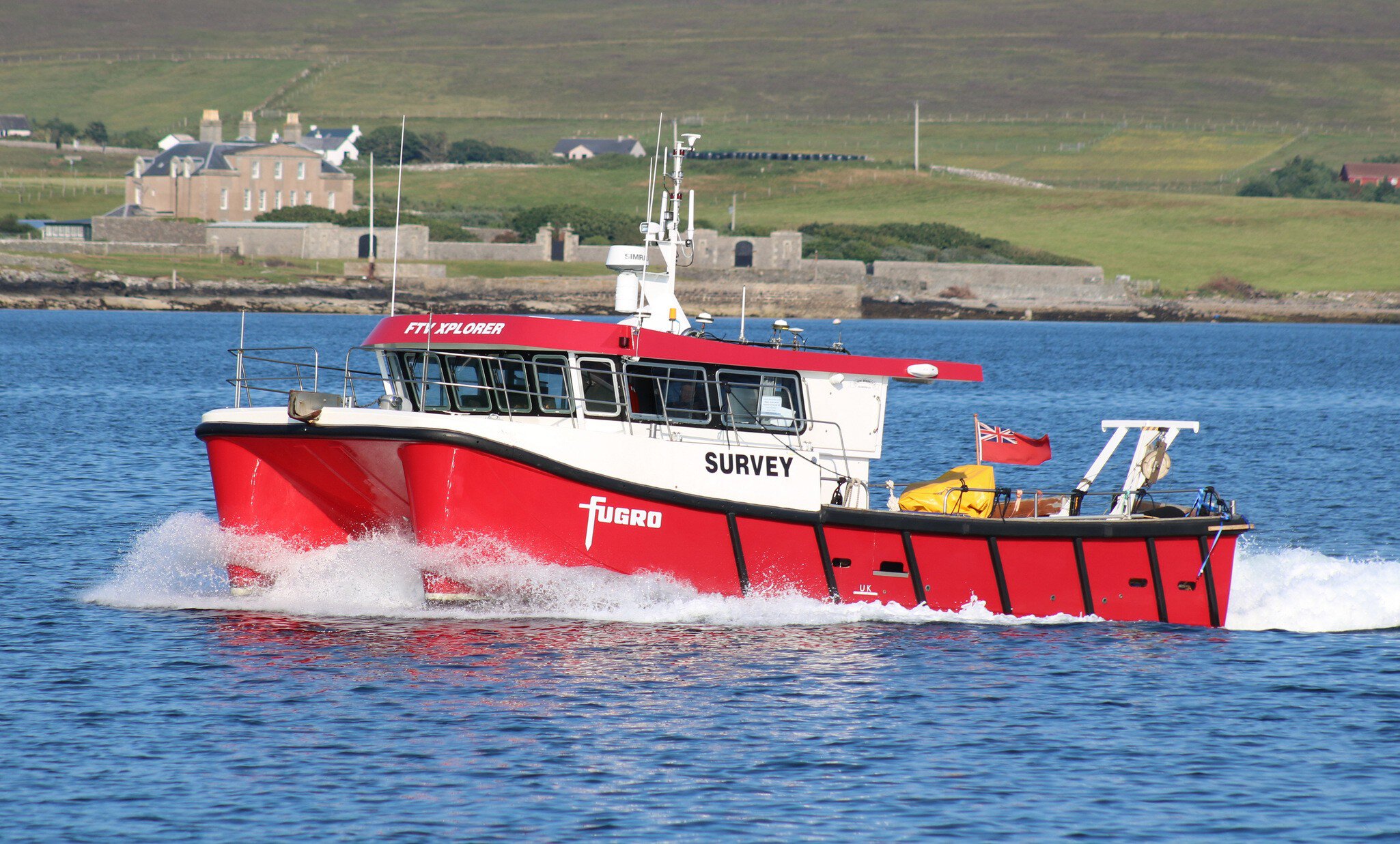 Fugro FTV Xplorer - one of the dedicated training vessels, used for hands-on training of Fugro staff in various offshore and maritime disciplines.