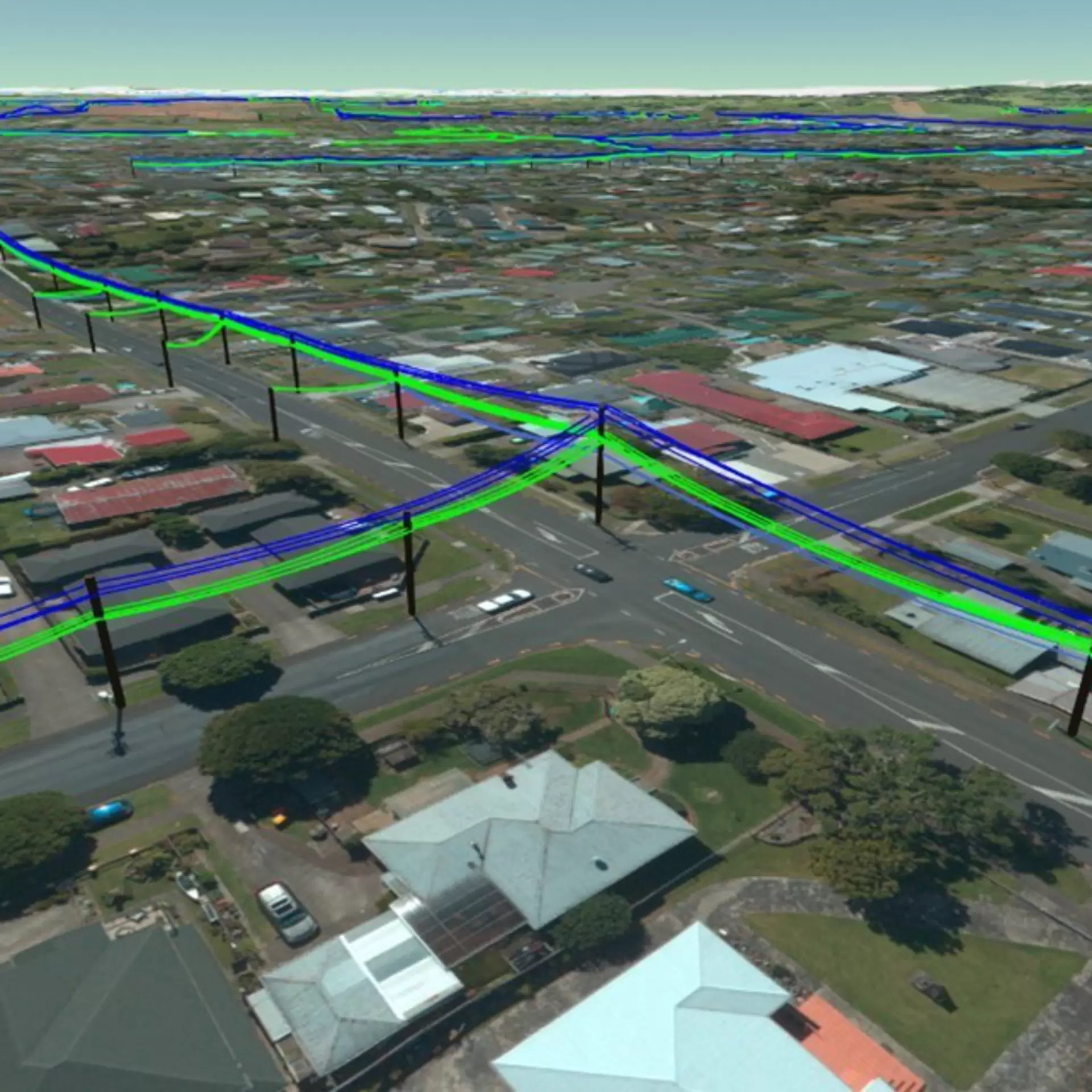 ROAMES showing 3d modelled network on orthoimagery.jpg