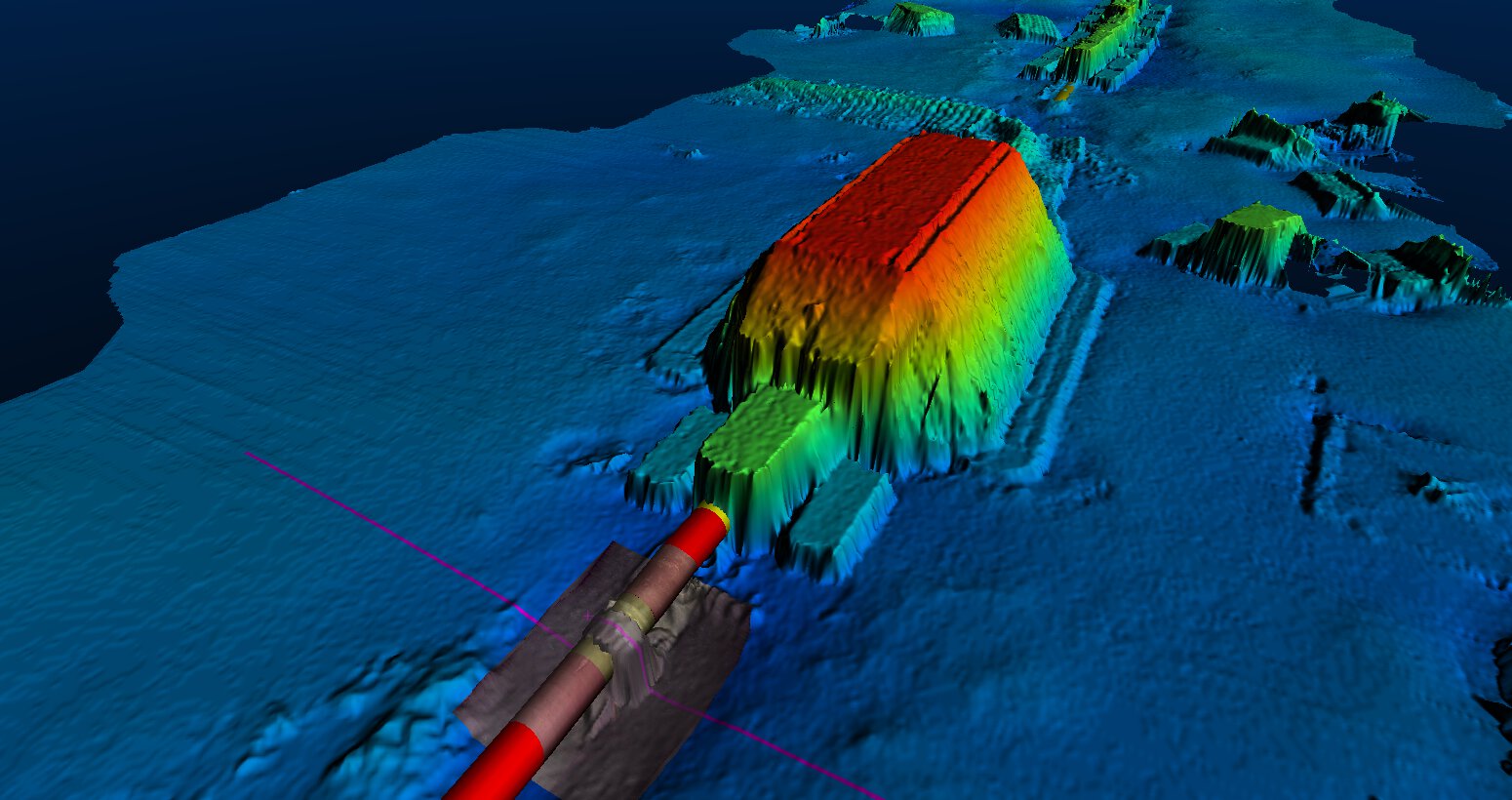 Digital twin of subsea pipeline asset created using Sense.Pipelines