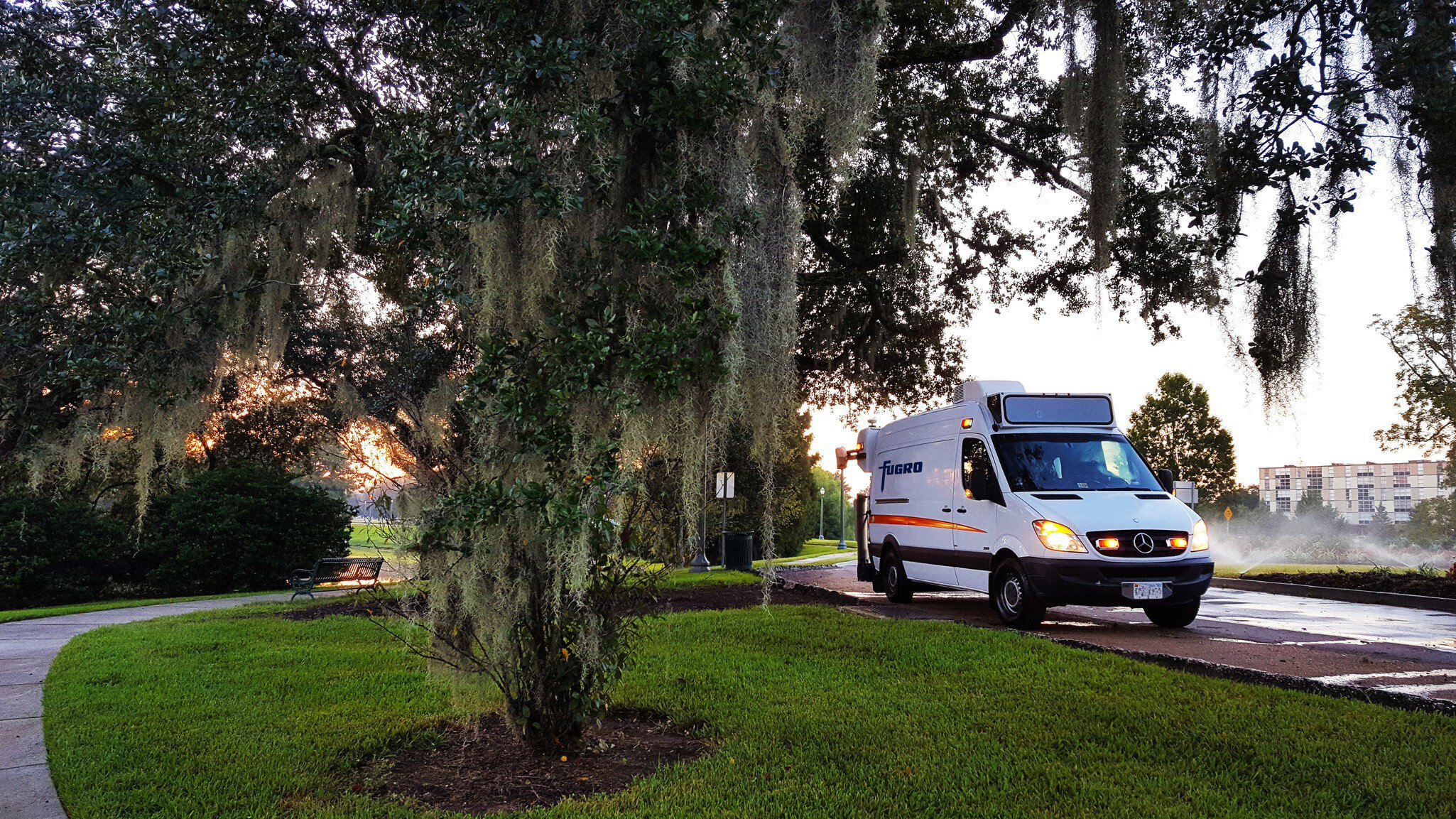 Fugro ARAN is mobilized to South Carolina, starting in Columbia, to collect road data for South Carolina Department of Transportation (SCDOT)