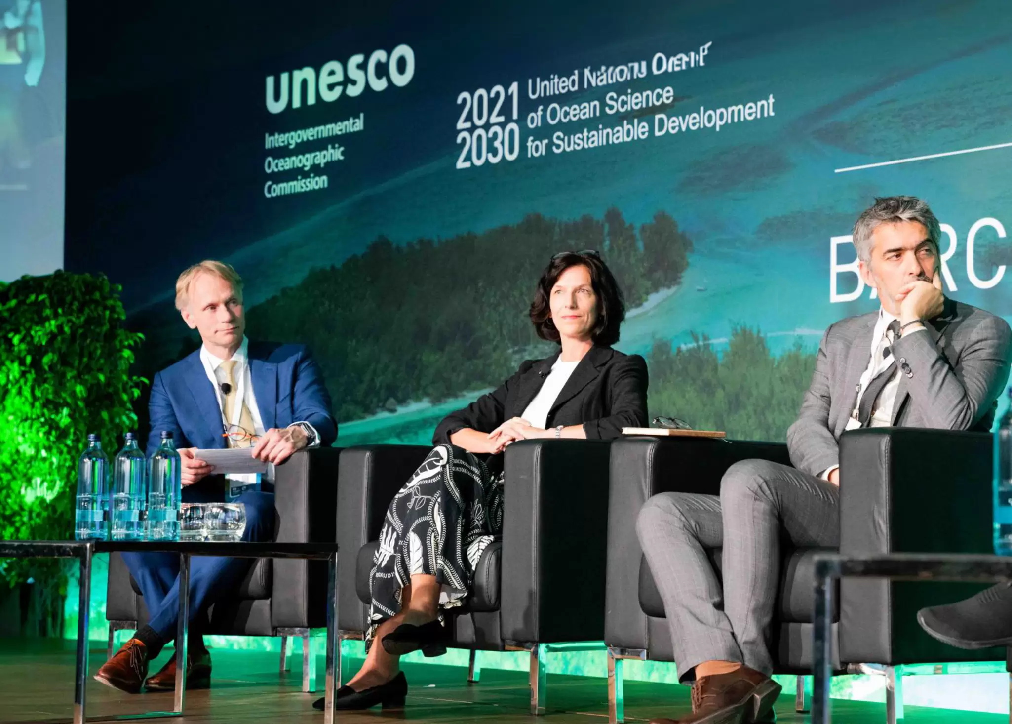 Session 3 Mark Heine, Fugro, Kimberly Mathisen, HubObean, and Pierre Bahurel, Mercator Ocean International UNOceanDecade-11April2024-photo-09757.png