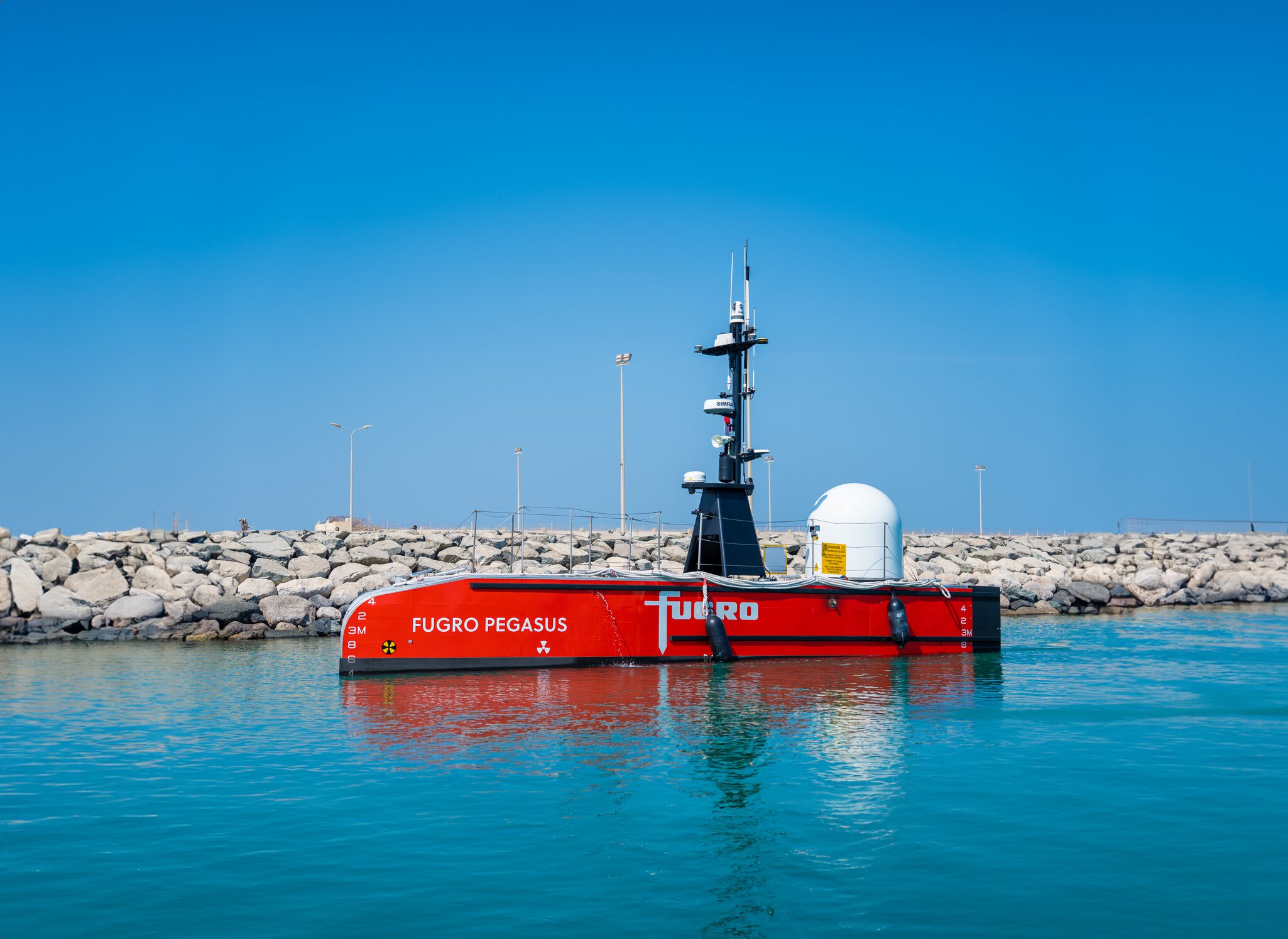 Fugro Pegasus Blue Essence USV in Abu Dhabi 12