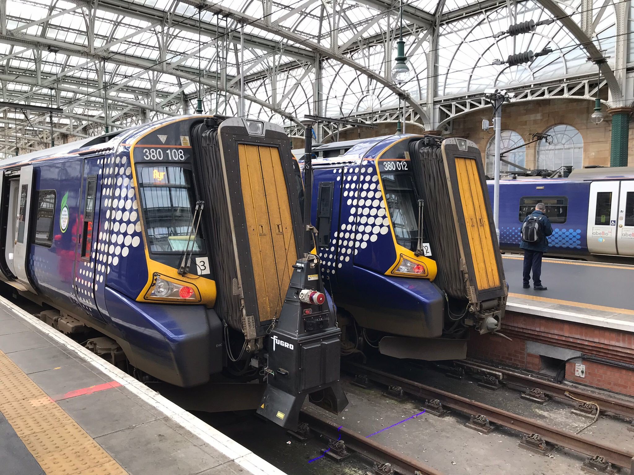 RILA® system mounted onto in-service Scotrail passenger trains
