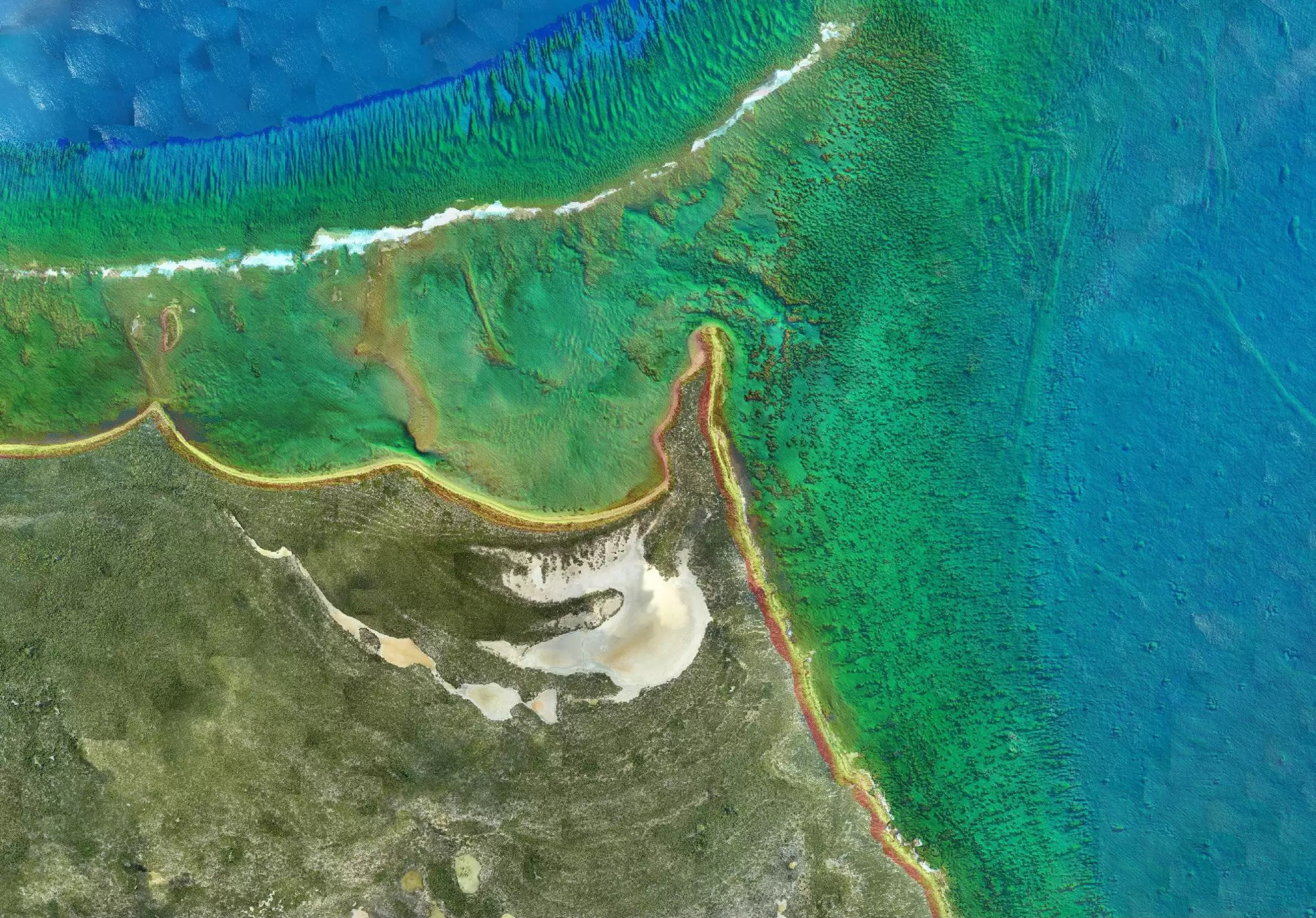 RAMMS data showing bathymetry data overlain on imagery.jpg