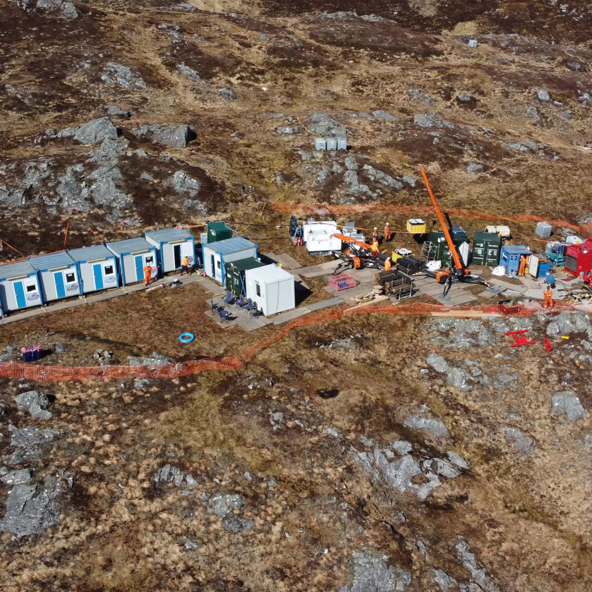 Coire Glas site equipment.JPG